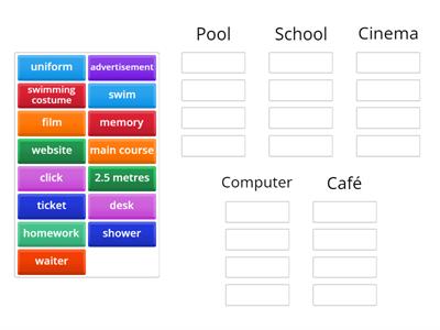 KET - Test 2 Reading and Writing - Part 1