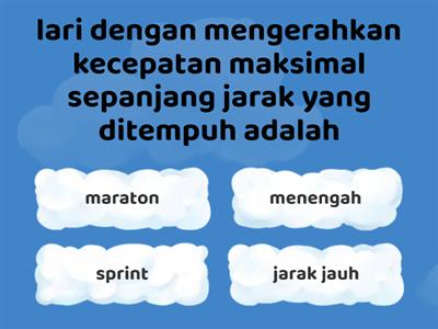 atletik lari jarak pendek