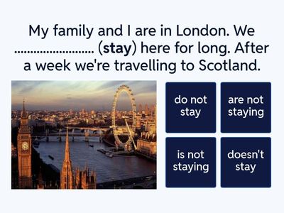 Present Simple vs Present Continuous