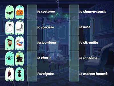 Les mots de l'halloween