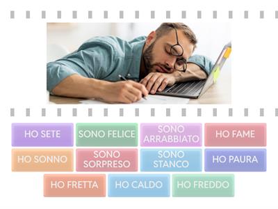 ESPRESSIONI CON ESSERE E AVERE 