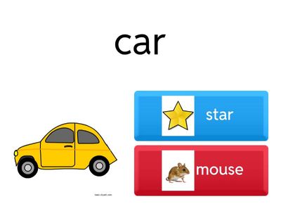 Level 1 Rhyming words