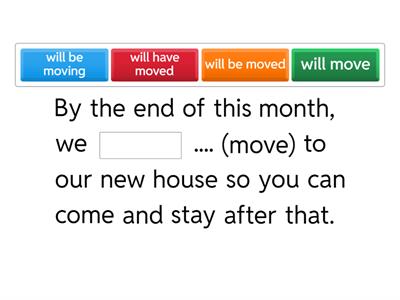 Future Perfect or Future Continuous  