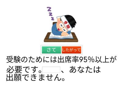  スピードマスター日本語単語  接続詞