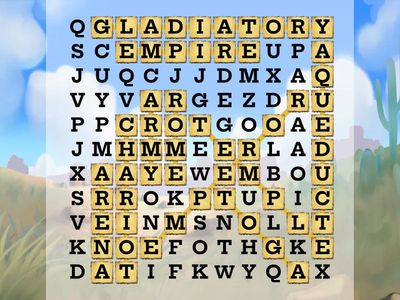 Ancient Rome Wordsearch - Create by World of Education (www.worldofeducation.online)