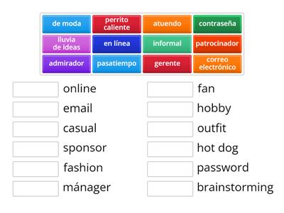 Anglicismos en español