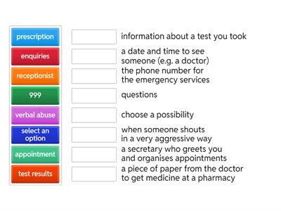 Making a medical appointment
