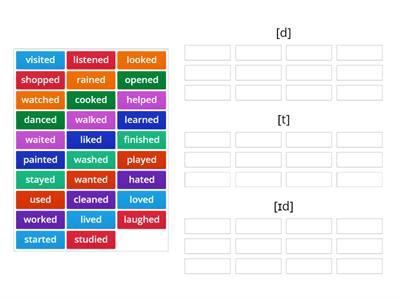 Regular Verbs FF3 Unit 13