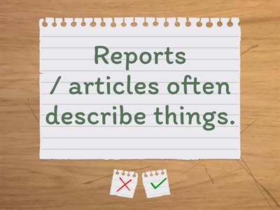 Report / Article Writing