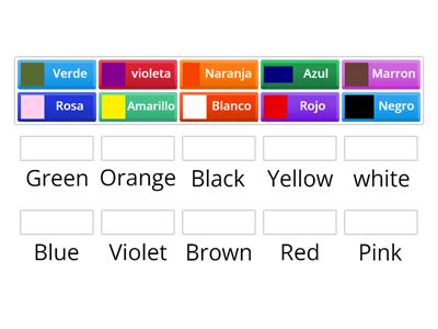 Colores en ingles