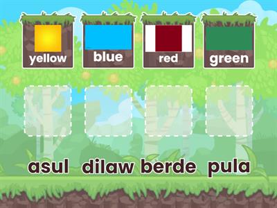 tagalog + english colors