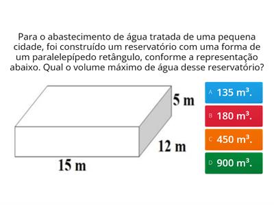 REVISÃO: VOLUME e CAPACIDADE