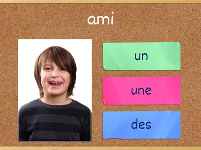 En contact 1 - Unité 1 - Articles indéfinis