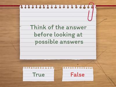 Answering Multiple Choice Questions