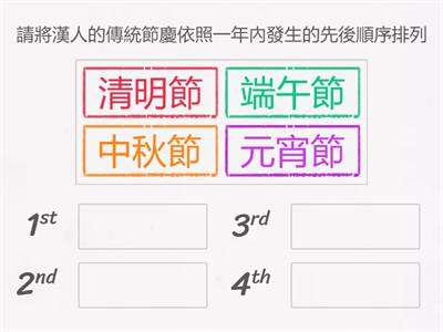 翰林社會4上ch5-1漢人的傳統節慶