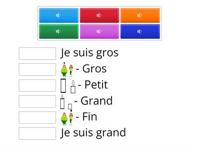 CP - Les adjectifs en anglais à l'oral