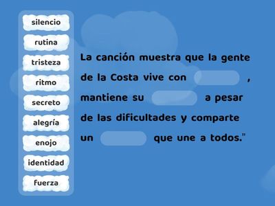 Infiriendo el Mensaje Costeño