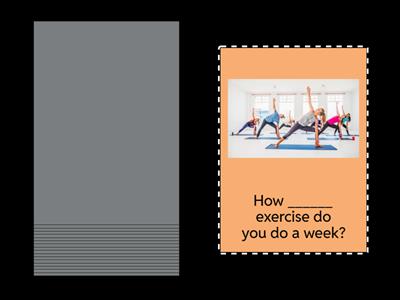 How much/many? (Unit 9B)