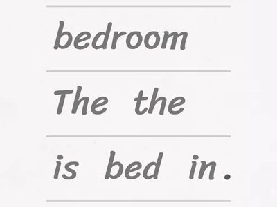 Order the sentences.