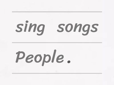 Simple sentence order