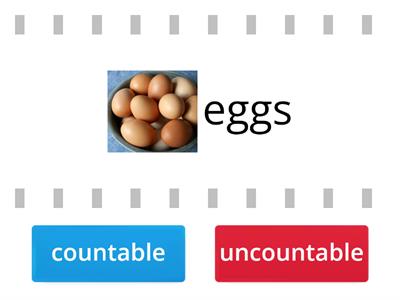 Food: countable/uncountable