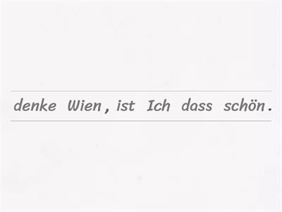 Nebensätze mit dass. DaF A2