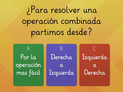 Operaciones Combinadas.