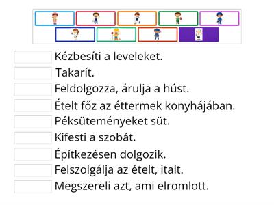 Foglalkozások _ Mit csinál?