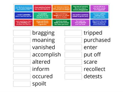 14 Synonyms - verbs (TYV2)