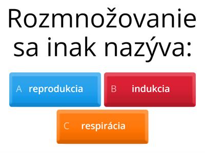 Reprodukcia a ontogenetický vývin jedinca