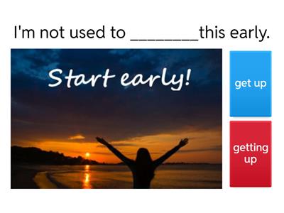 FCE - Choose the correct option (USED TO)