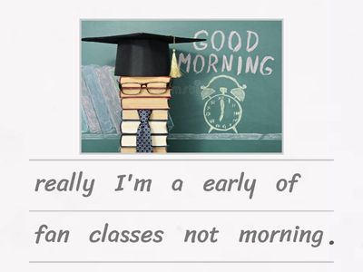 GI B1 Starter p.6 fan of / keen on