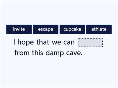 4.2 Two Syllable words: closed, v-e