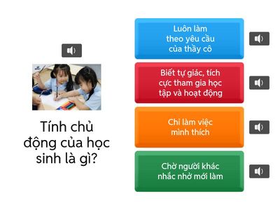 Giáo dục tính chủ động cho học sinh tiểu học