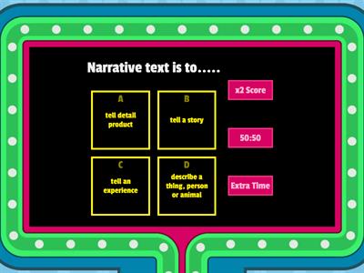 Bahasa Inggris- Narrative Text