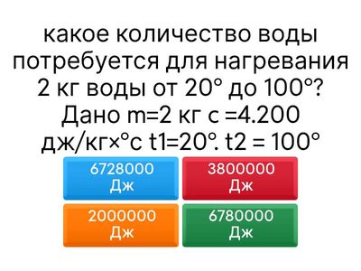 Тепловые явления 