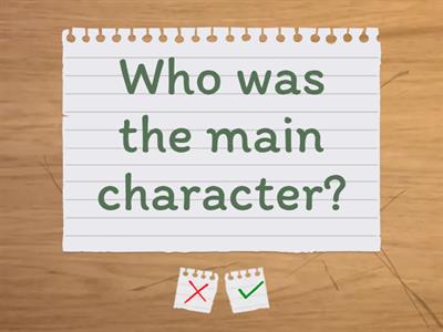 Revision from last class