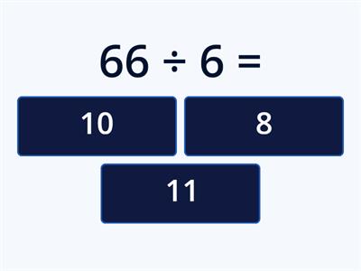 Tables division by 6