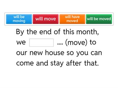  Future Perfect vs Future Continuous