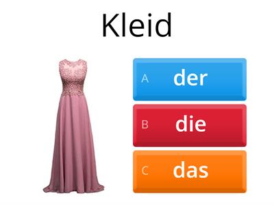 Kleidung und Artikel