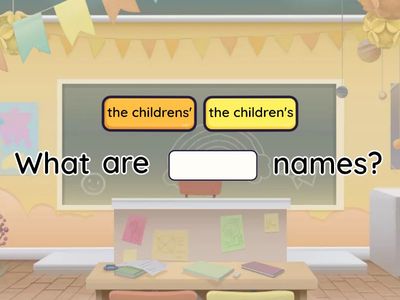 EF Int U 2B possessives quiz