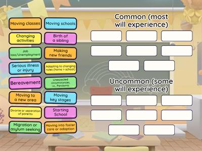Child Development  - Transitions 