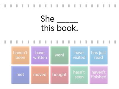 Present Perfect vs. Past Simple - dopasuj