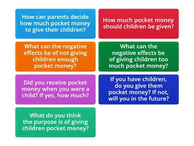 Pocket Money OGE Questions