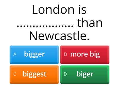 Comparative Adjectives