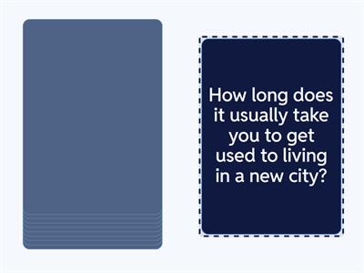 Be used to / get used to / used to questions 