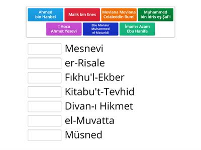 Mezhepler İmam-Eser 