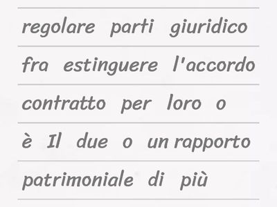Nozione di contratto