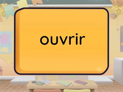 Participes passés irréguliers en français 3ème série - 10 verbes