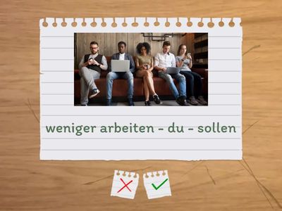 A1 E13 Frau Dr. Bruckner gibt Gesundheitstipps! Bilden Sie Sätze mit sollen.